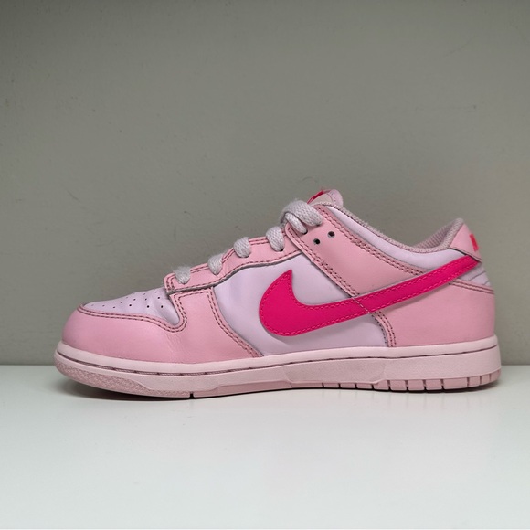 EUC | Nike | Dunk Low | Triple Pink | Girls 3Y US - Picture 3 of 12